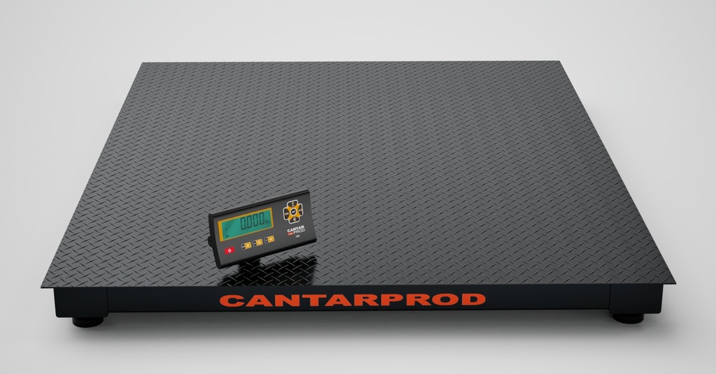 Cantar platforma tip PLC 950x1000mm cu indicator de greutate tip I10A sarcina maxima 300kg